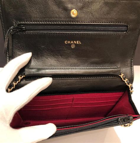 chanel gold lion wallet|Chanel woc wallet.